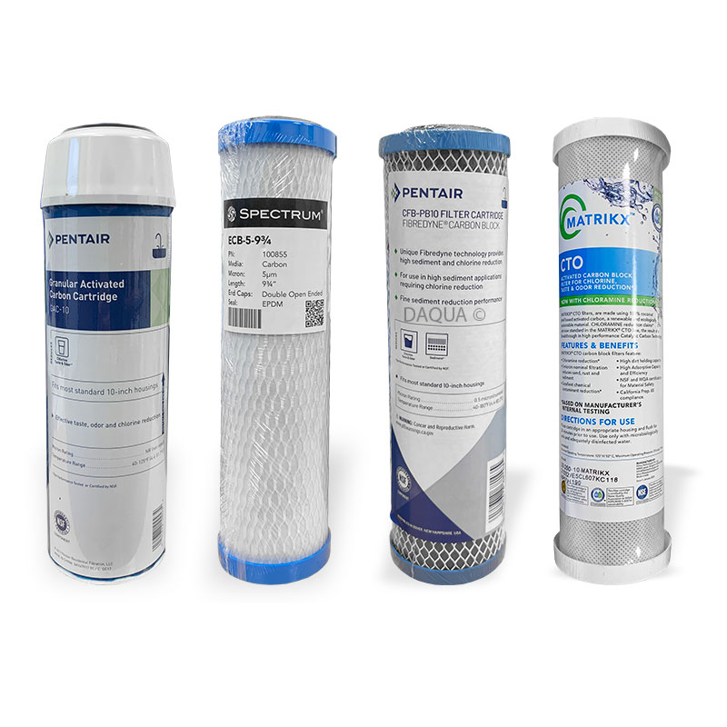 Pentair GAC-10 and CFB-PB10, Spectrum ECB and Matrix CTO Carbon Filters