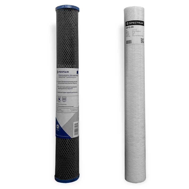 10 inch CFBPLUS10 and Sediment Filters