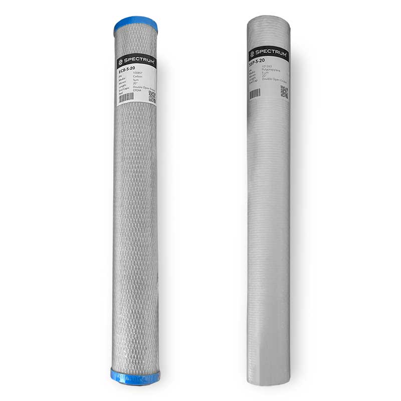 10 inch Carbon and Sediment Filters