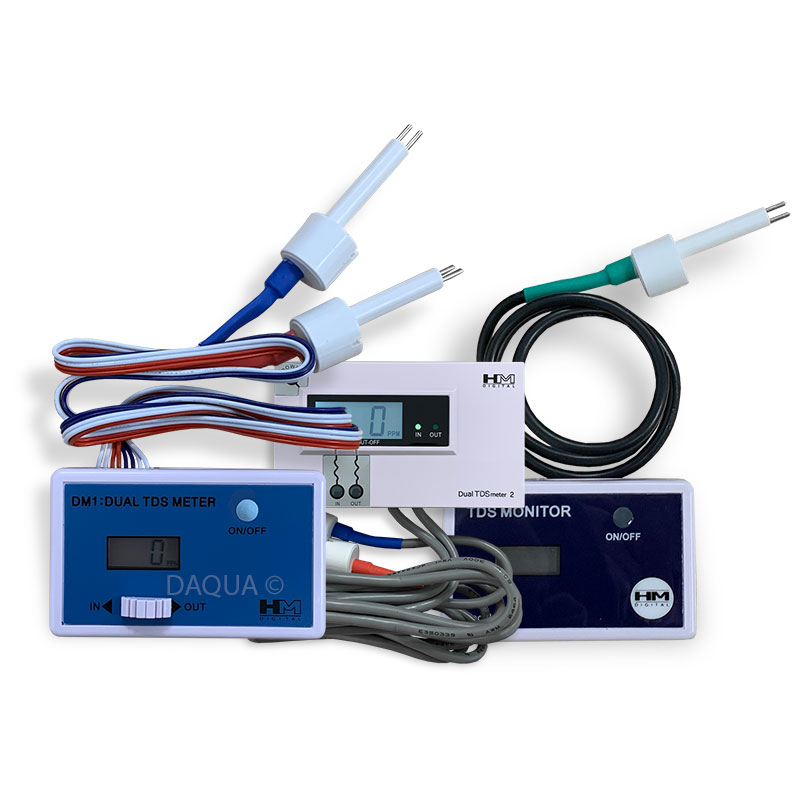 DM-1, DM-2 and SM-1 In-Line TDS Meters