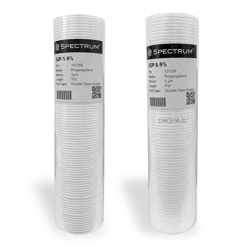 Spectrum Sediment Filters, 5 and 1 Micron